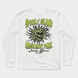 Retro Spooky Island Spooky Island Summerween 90s Long Sleeve T-Shirt