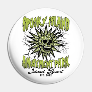 Retro Spooky Island Spooky Island Summerween 90s Pin