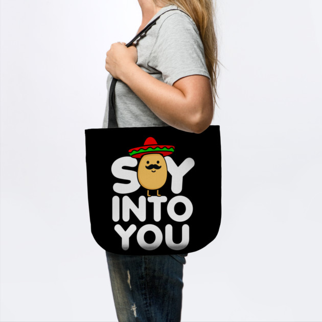 Soy Into You Cute Food Pun Design by belownormal