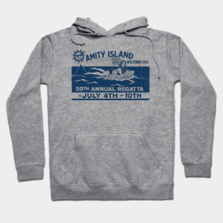 Amity Island 50th Regatta – Just Keep Swimming Hoodie