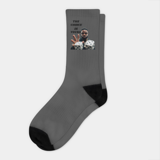 THE CHOICE IS YOURS: Life's Game Socks by Lamar 's Store