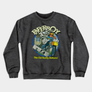 Paperboy Arcade 1985 Vintage Crewneck Sweatshirt