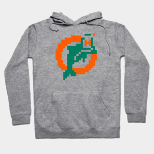 Retro Pixel Miami Logo Throwback Hoodie