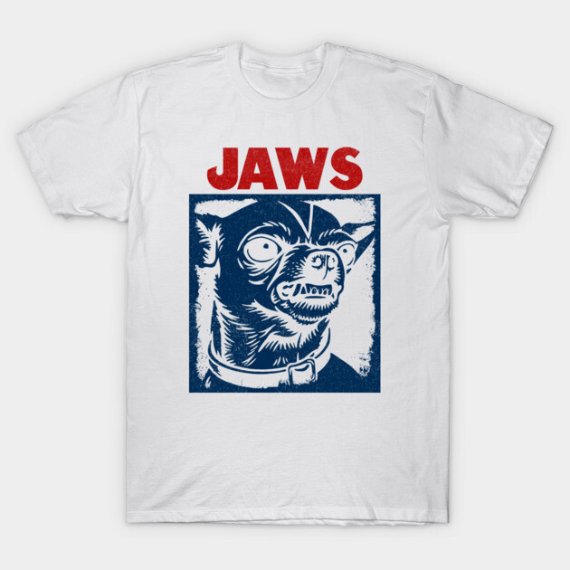 ChihuaJaws – Small Teeth, Big Attitude T-Shirt by Nerd Studios