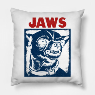 ChihuaJaws – Small Teeth, Big Attitude Pillow