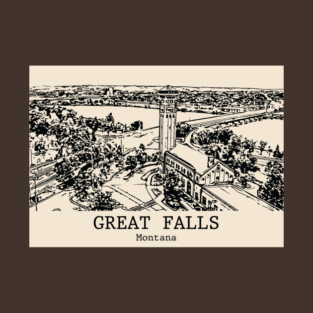 Great Falls - Montana T-Shirt