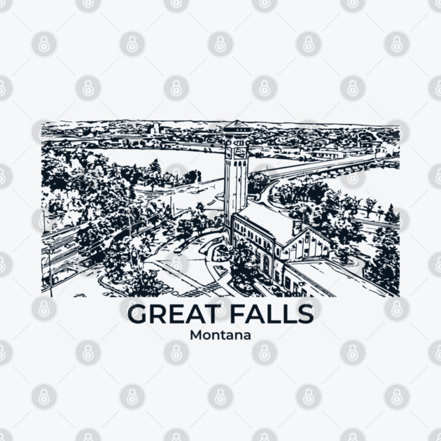 Great Falls - Montana by Lakeric