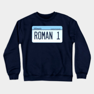 Roman Craig's Illinois License Plate - Great Outdoors Movie Crewneck Sweatshirt