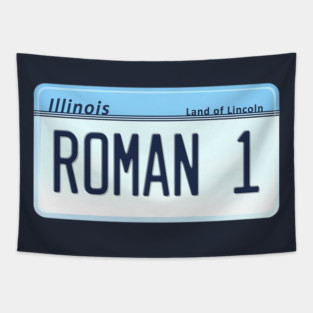 Roman Craig's Illinois License Plate - Great Outdoors Movie Tapestry