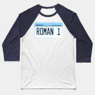 Roman Craig's Illinois License Plate - Great Outdoors Movie Baseball T-Shirt