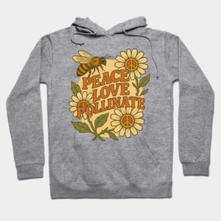 Pollinator Peace Hoodie