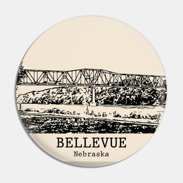 Bellevue - Nebraska Pin by Lakeric