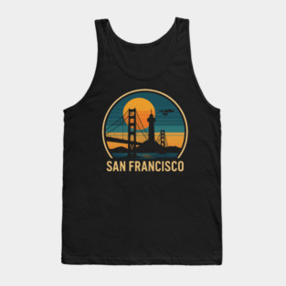 San Francisco Starfleet Retro Sci Fi Tank Top