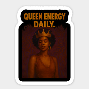 Queen Energy Daily Sticker