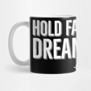 Hold Fast To Dreams, Langston Hughes, Black History, Quote Mug