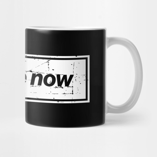 Be Here Now - The Mancunian Indie Anthem White by Butter Creative