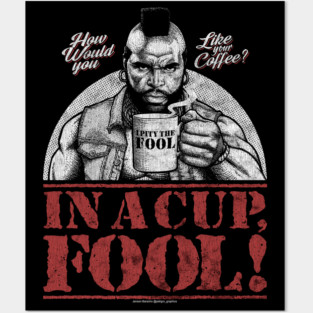 Mr T, DISTRESSED, Clubber Lang, B.A. Baracus Posters and Art