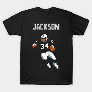 Bo Jackson Pixel Raider Throwback T-Shirt