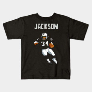 Bo Jackson Pixel Raider Throwback Kids T-Shirt