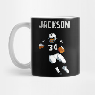 Bo Jackson Pixel Raider Throwback Mug