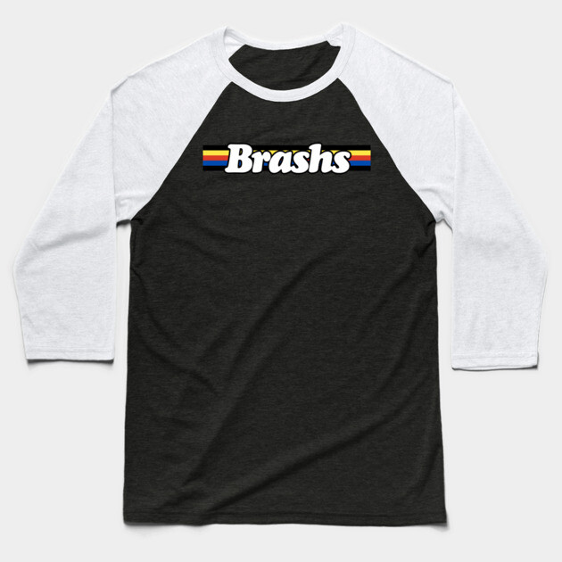 Brashs Records Baseball T-Shirt by Timeless Chaos