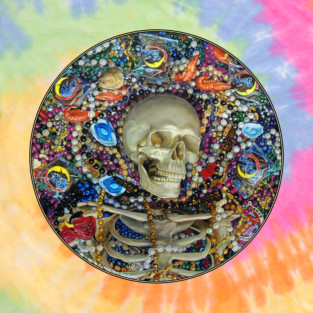 Mardi Gras Bead Skeleton T-Shirt