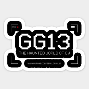 GG13 The Haunted World of CW Rec Logo Sticker