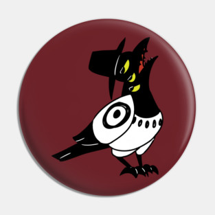 Bird in Hat SIGH Pin