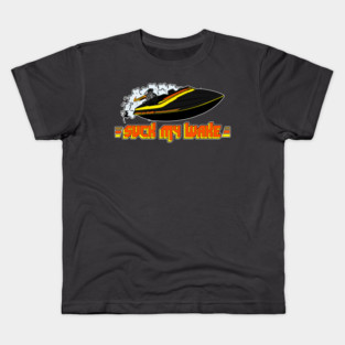 SUCK MY WAKE V-Drive Jet Boat - Great Outdoors Movie Kids T-Shirt