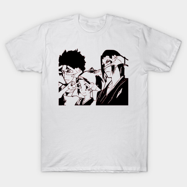 Samurai Champloo Mugen Jin and Fuu - Samurai Champloo - T-Shirt