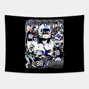 Ceedee Lamb Dallas Collage Tapestry