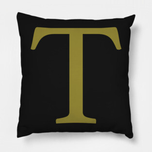 T letter Pillow