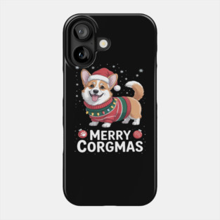 Corgi Dog Merry Corgmas Santa Corgi Ugly Christmas Phone Case