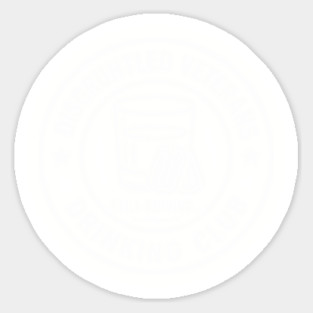 Disgruntled Veterans Drinking Club Whiskey Lifestyle Humor Magnet