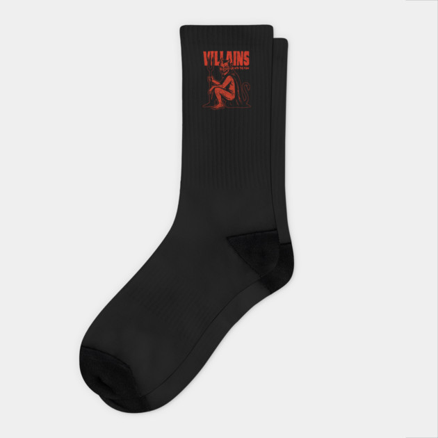 VILLAINS Socks by artslaves