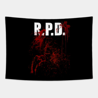 Raccoon Police Department Tapestry