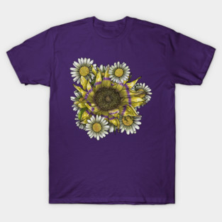 Intersex Sunflower and Daisies T-Shirt