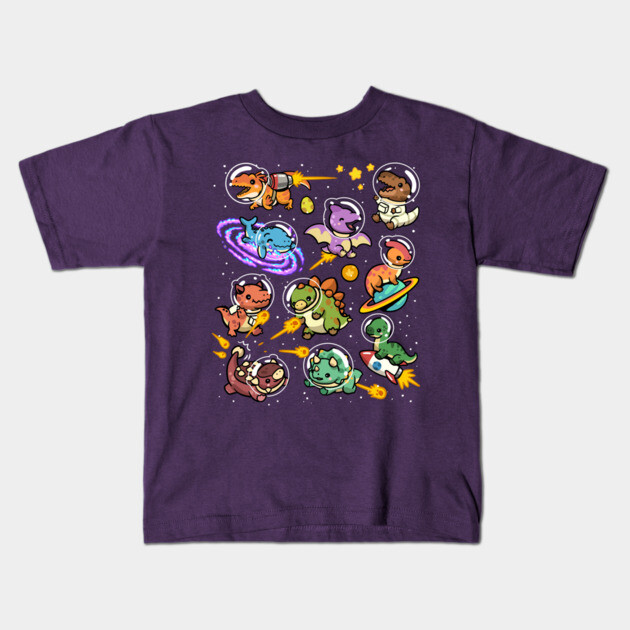 Space Dinosaurs Kids T-Shirt by GoshWow®