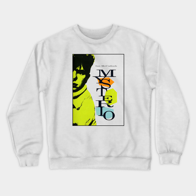 Mysterio Ian McCulloch Fan Art Crewneck Sweatshirt by Timeless Chaos