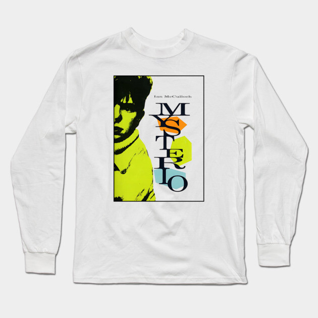 Mysterio Ian McCulloch Fan Art Long Sleeve T-Shirt by Timeless Chaos