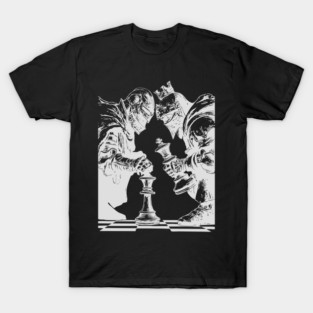 Chess Knight in Real Fight - Concept Art for Chess Lovers T-Shirt