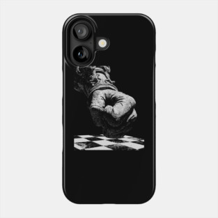 Punching the Board - Aggressive Chess Player Phone Case