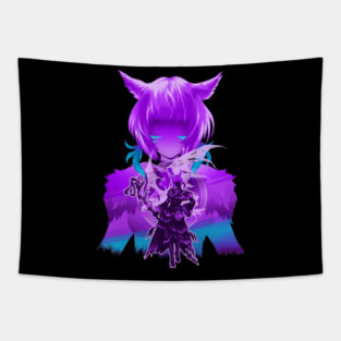 Seeker of the Sun Y'shtola FFXIV Tapestry