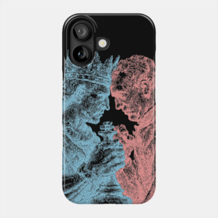 Game of Kings - Vintage Woodblock Chess Design Phone Case