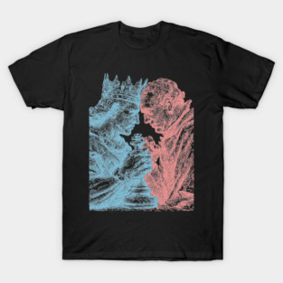 Game of Kings - Vintage Woodblock Chess Design T-Shirt