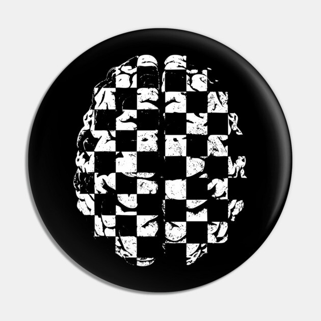 Chess for Brain | Intellectual Gift for Chess Players Pin by TuncGK