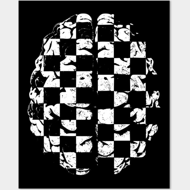 Chess for Brain | Intellectual Gift for Chess Players Wall Art by TuncGK