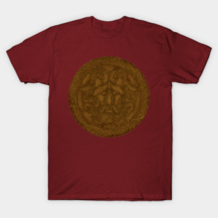 Green man Leather T-Shirt