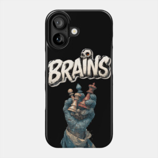 Zombie Wants to Play Chess - Halloween Special for Chess Lovers Phone Case