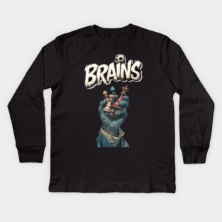 Zombie Wants to Play Chess - Halloween Special for Chess Lovers Kids Long Sleeve T-Shirt